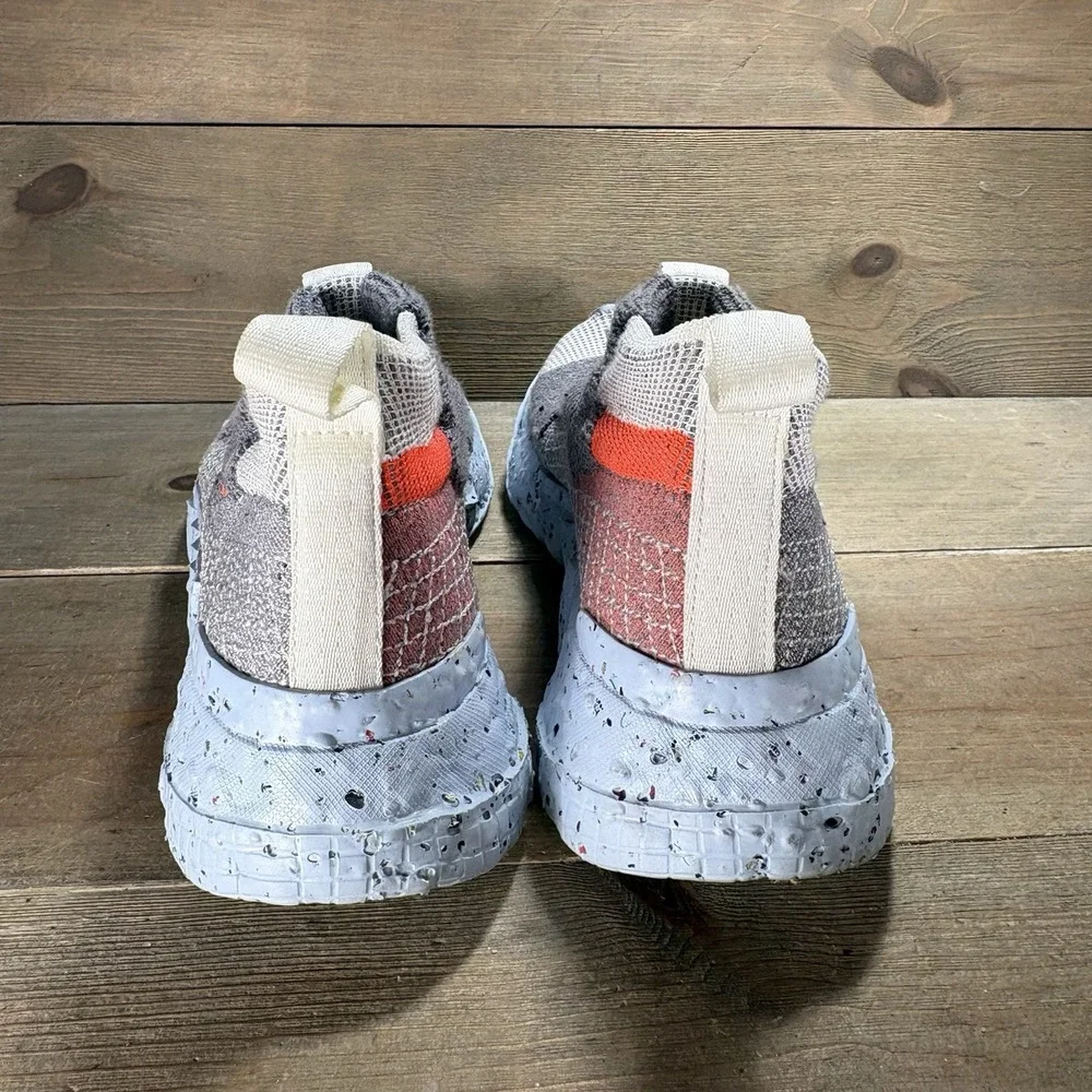 nike space hippie 02 mens size 7 shoes gray slip on athletic sneakers